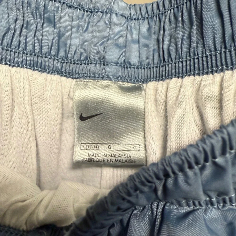 Vintage y2k Baggy Light Blue Nike Track Suits